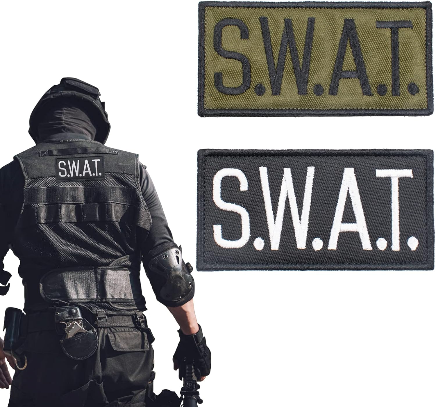 Pcs Swat Patch Broderie