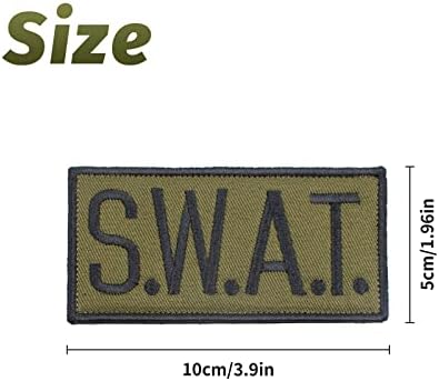 Vue 2 de Patchs SWAT Broderie Tactique