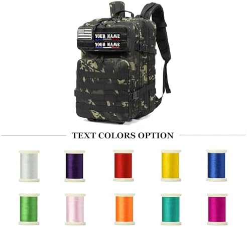 Vue 3 de Patch Nom Brodé Personnalisé