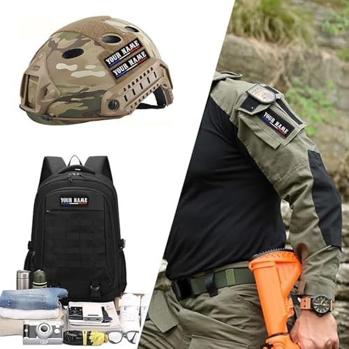 Vue 5 de Patch Nom Brodé Personnalisé