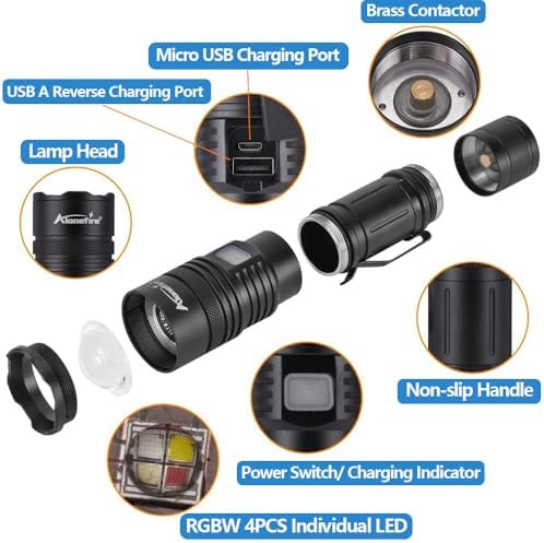 Vue 2 de Alonefire Couleurs Lampe