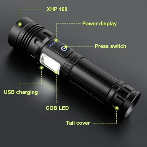 Vue 5 de Aiqinu Lampe Torche Led