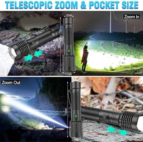 Vue 3 de Chasinglee Torche Led Rechargeable