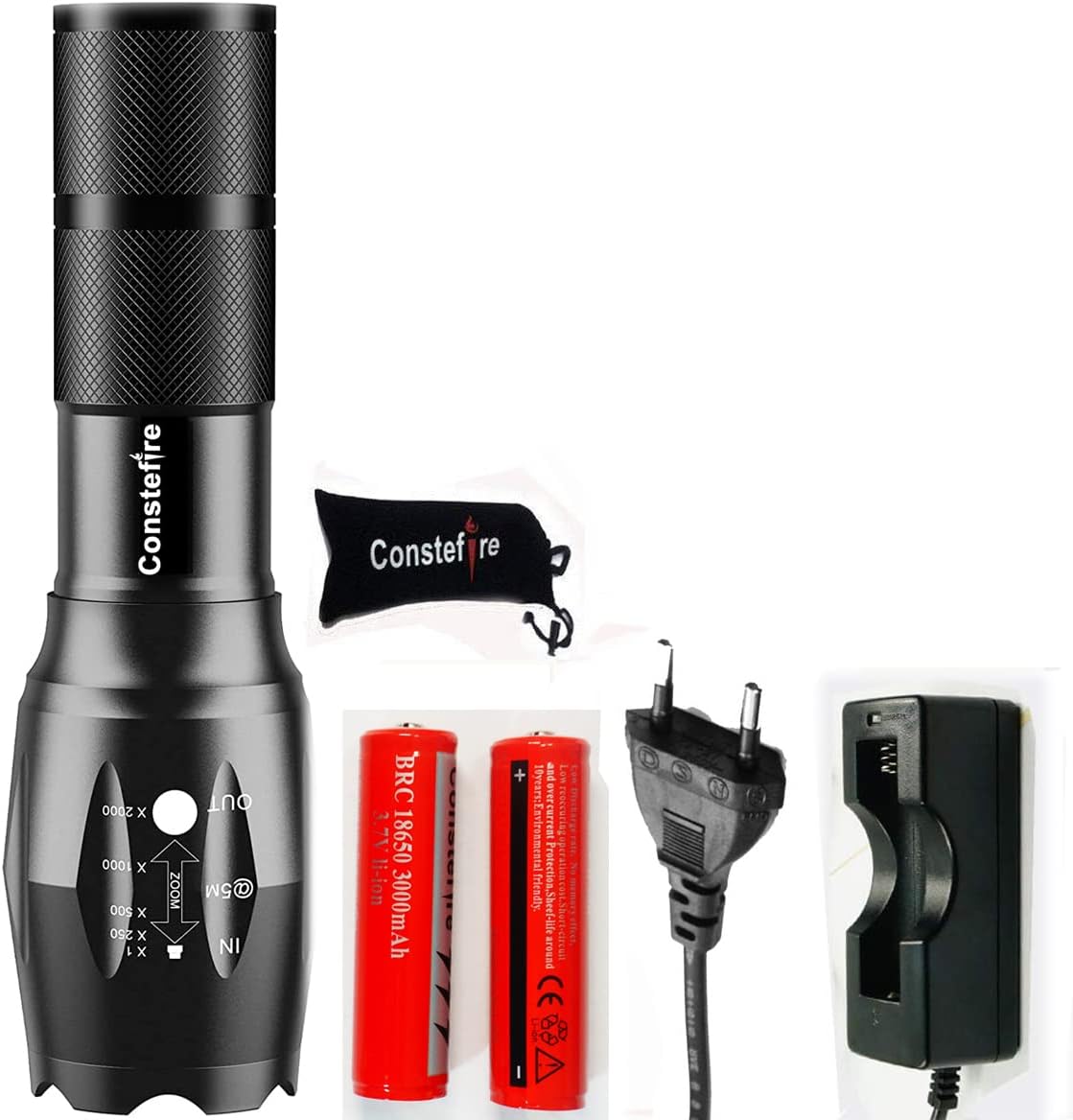 Constefire Lampe De Poche