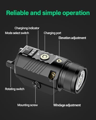 Vue 5 de Darkfang Lumens Picatinny Lampe