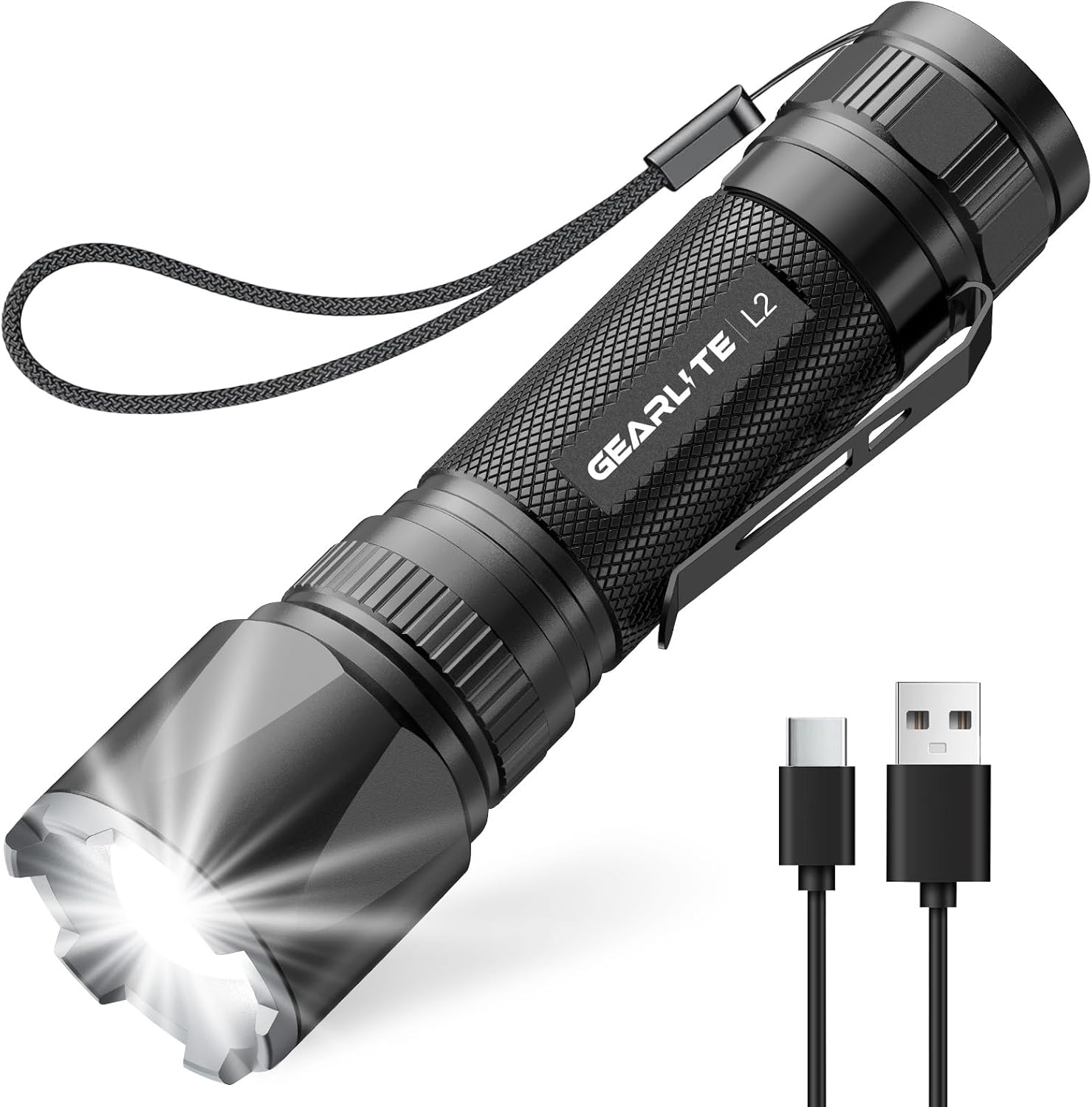 Gearlite Lampe Torche Rechargeable