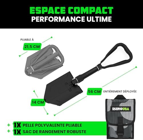 Vue 5 de Rhino Usa Pelle Pliante