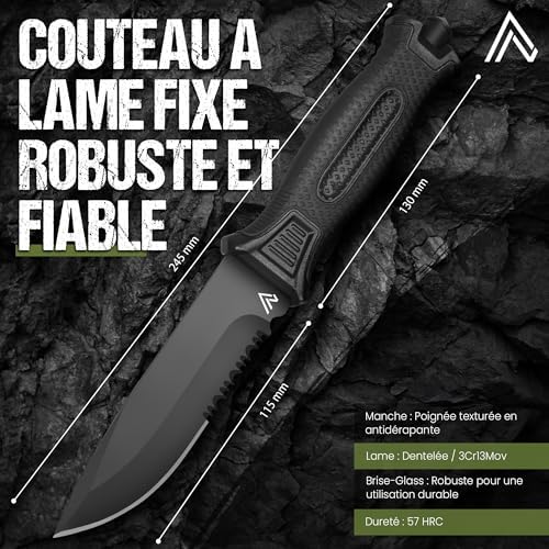 Vue 2 de Naifu The Outdoor Couteau