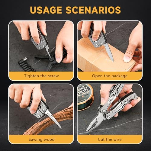 Vue 6 de Pince Multifonction En Acier