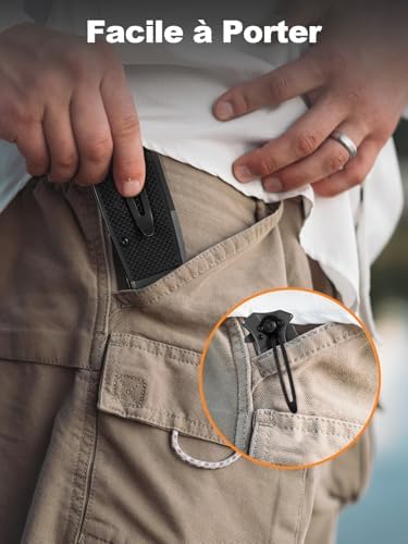 Vue 4 de Rolgno Couteau Pliant Avec