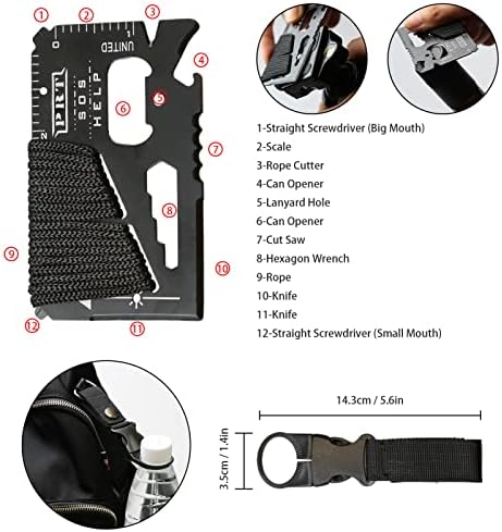 Vue 5 de Lixada Kit De Survie