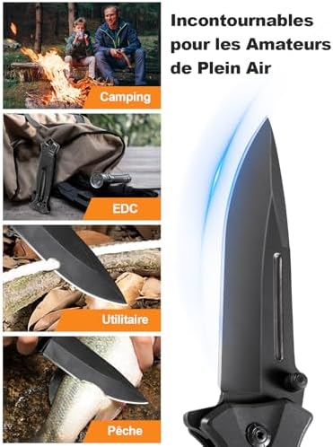 Vue 6 de Rolgno Couteau Pliant Avec