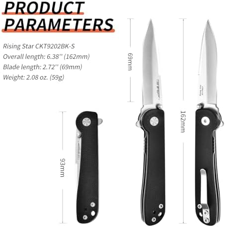 Vue 4 de Tonife Rising Star Couteau