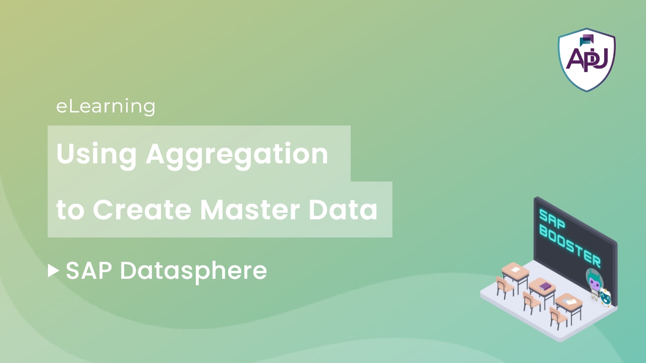 Using Aggregation to Create Master Data