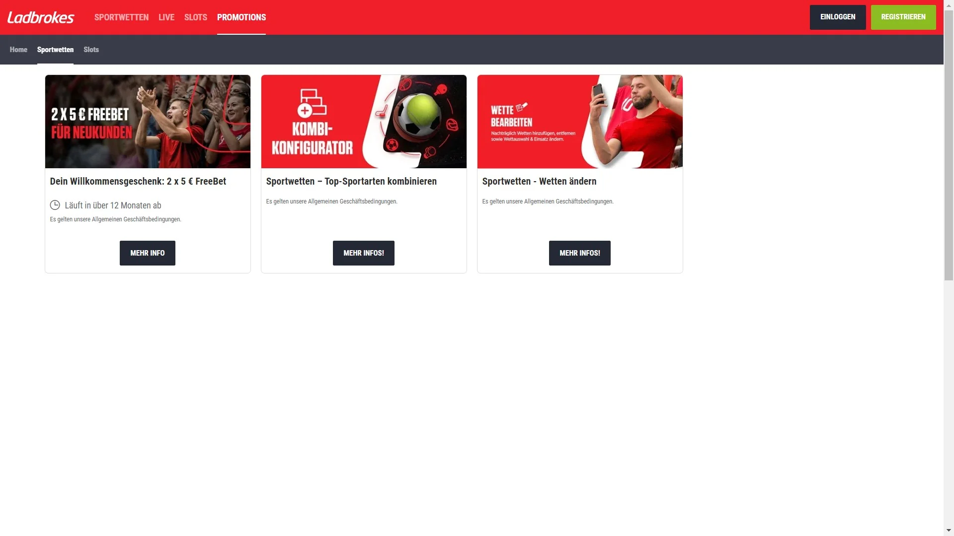 Ladbrokes Bonus Übersicht Desktop