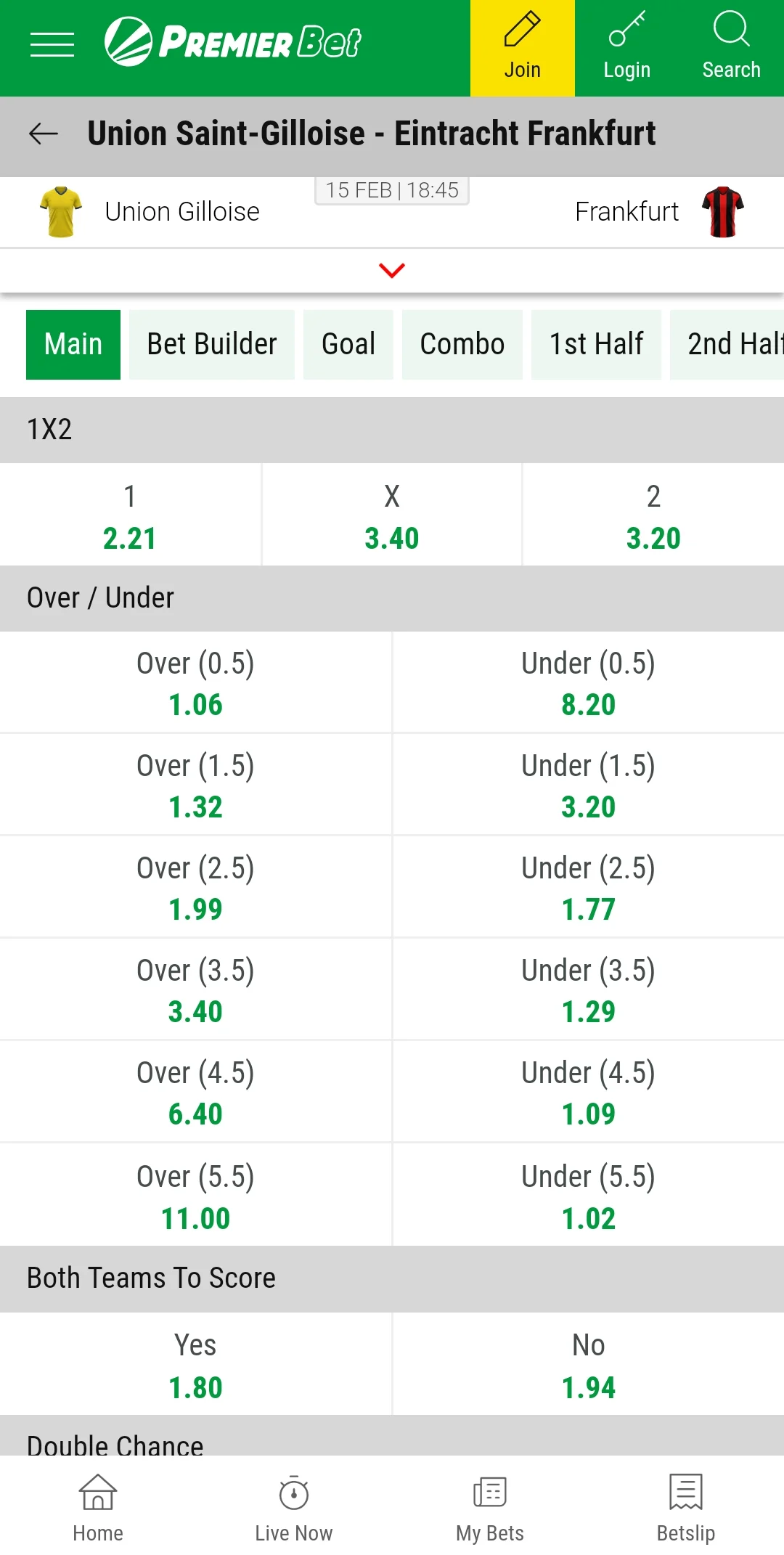 premierbet betting offer