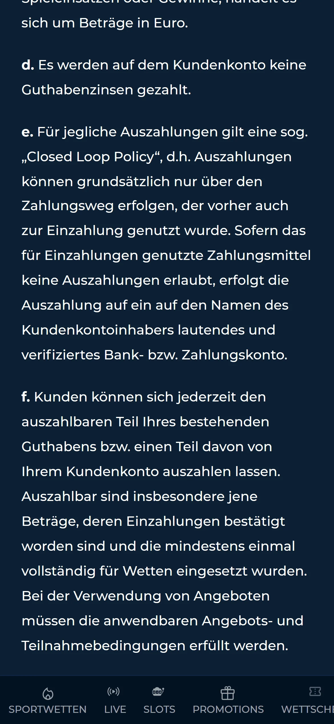 Hpybet Einzahlung FAQ Desktop