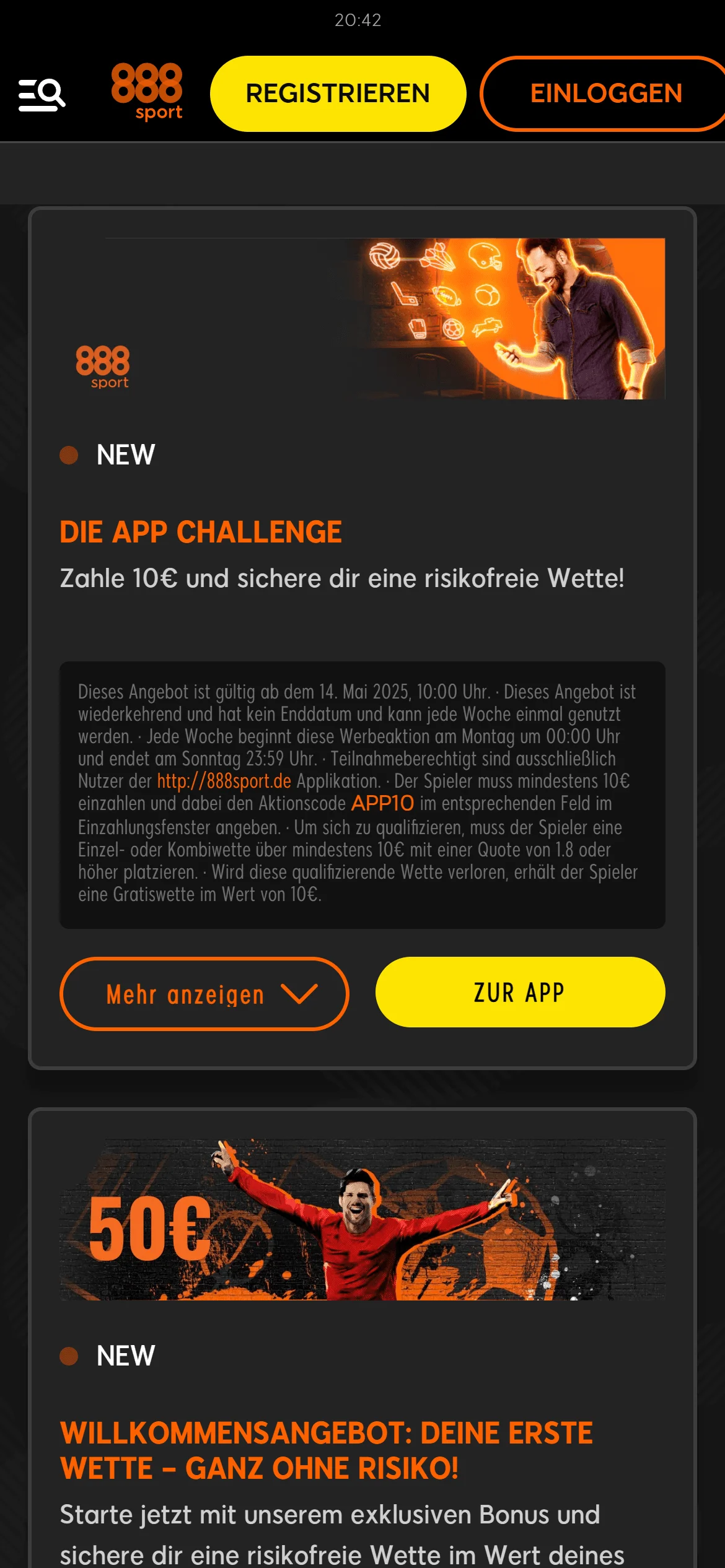 888sport Bonus Handy