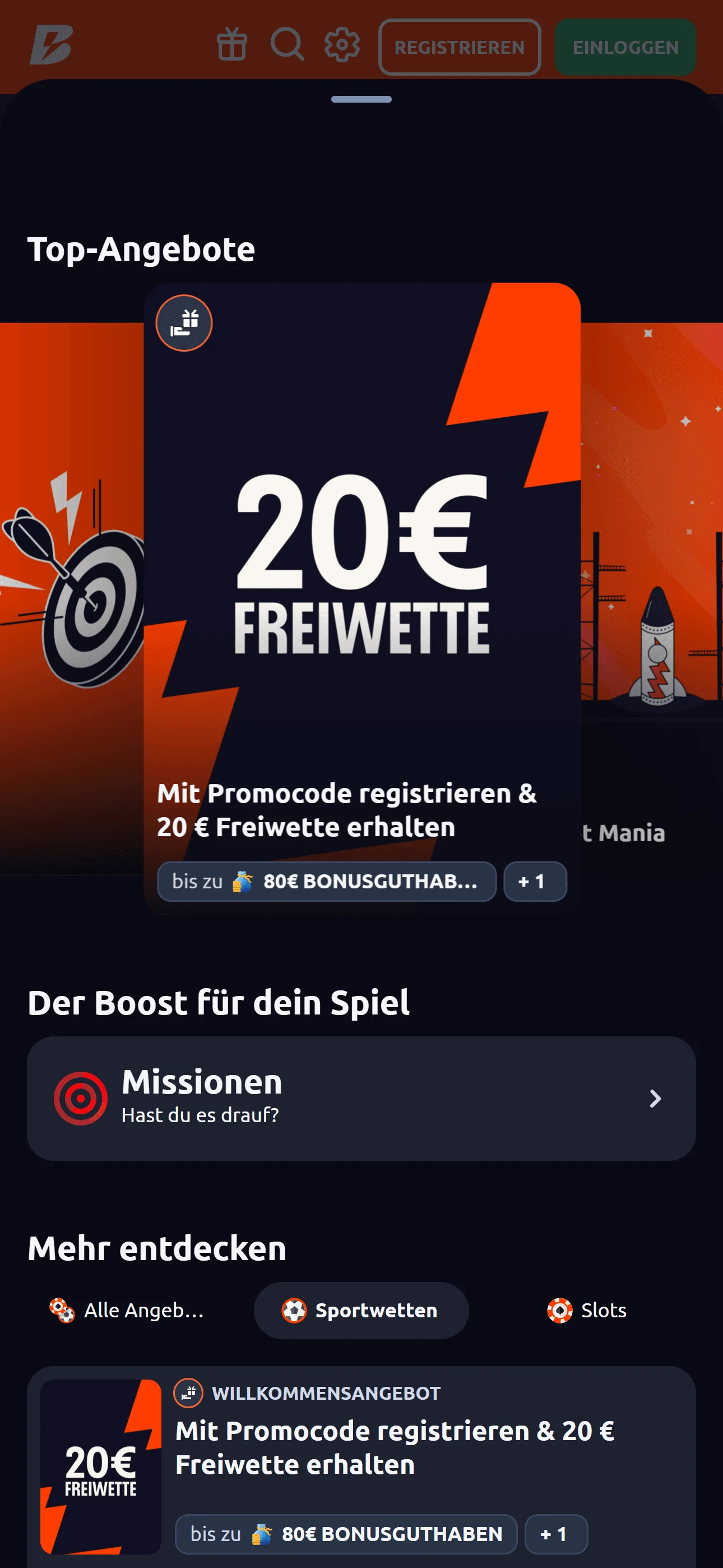 Betano Bonus Handy