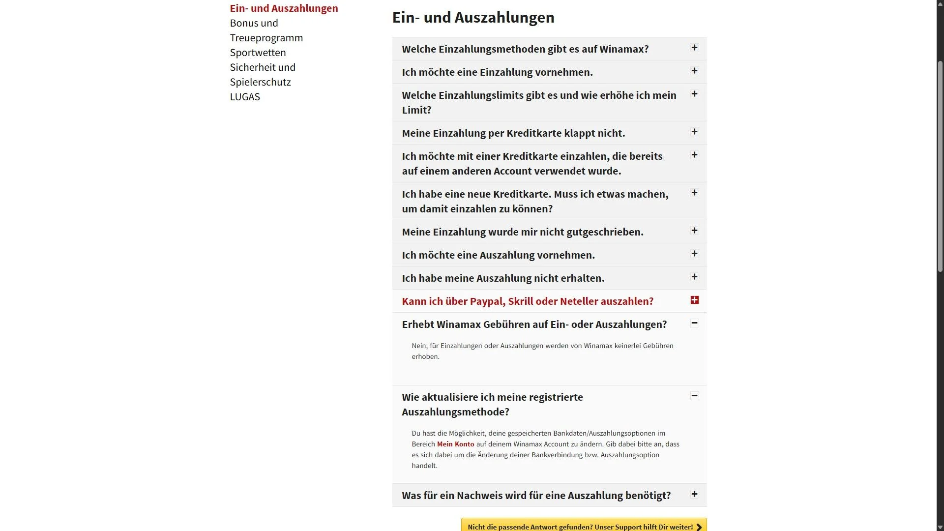 Winamax Einzahlungen Auszahlungen FAQ Desktop 3