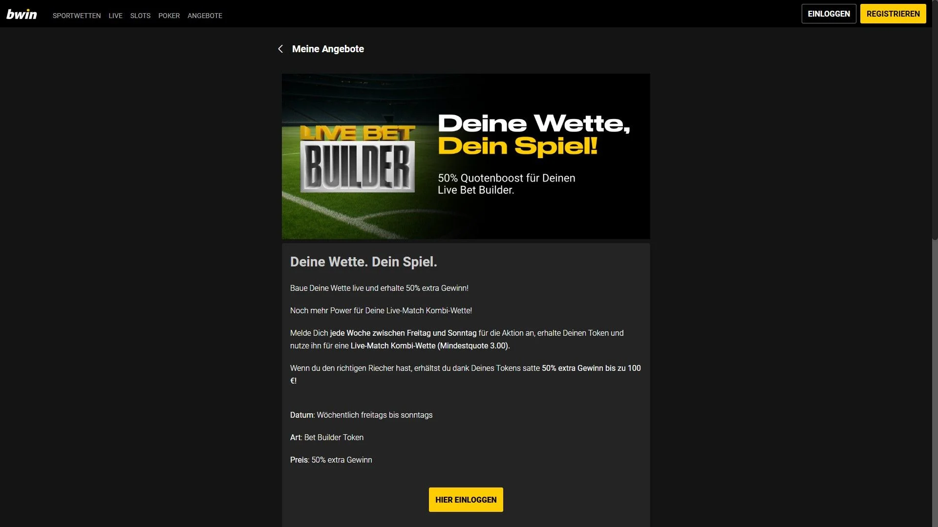 Bwin Live Bet Builder Bonus Desktop