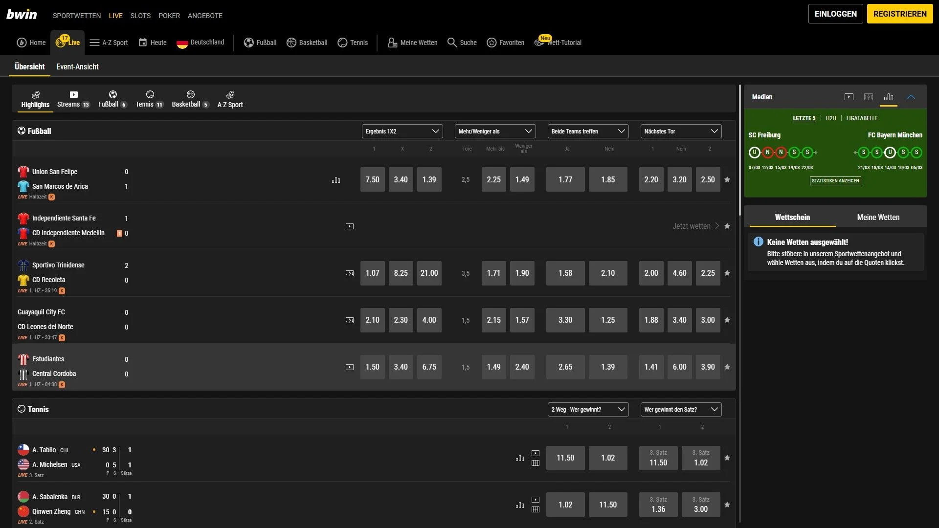Bwin Livewetten Desktop