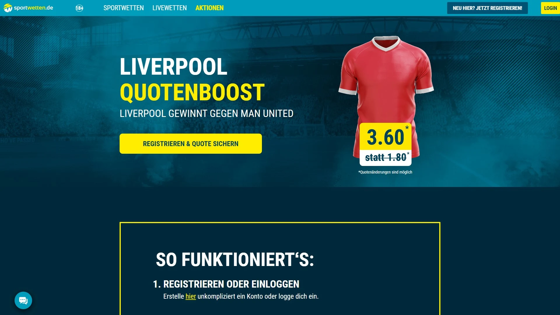 Sportwetten de Liverpool ManUnited Desktop