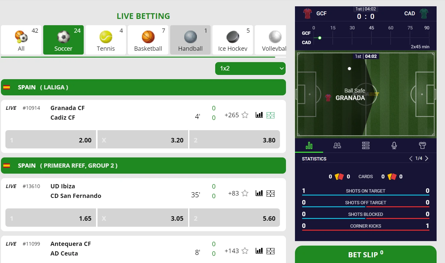 soccabet live betting