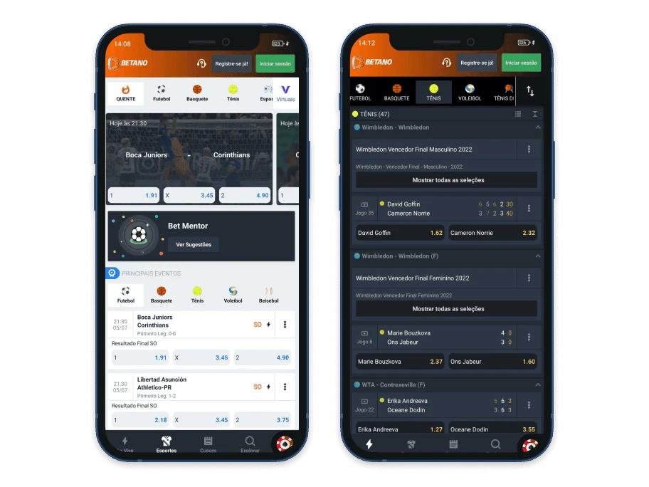 App Android - Betano