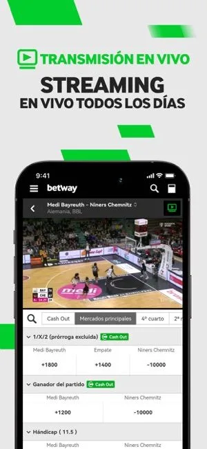 App Android de Betway