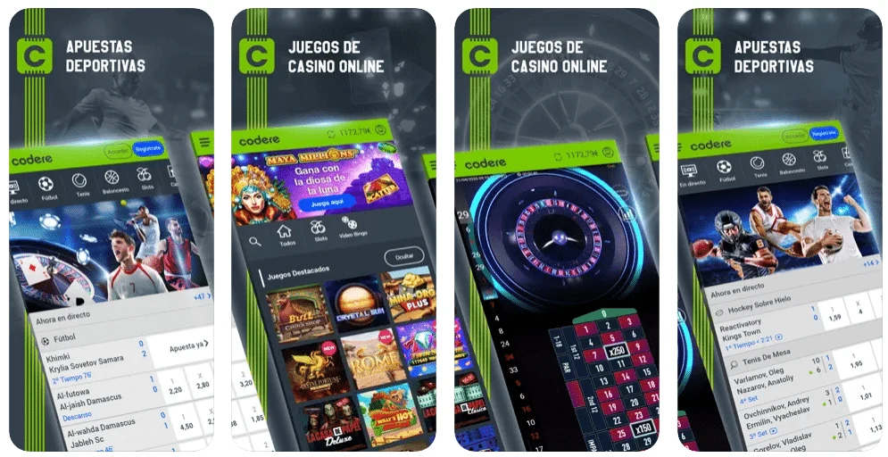 Casino y apuestas deportivas en Codere App