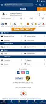 Aplicación de Rivalo