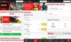 Apuestas deportivas móviles en Zamba