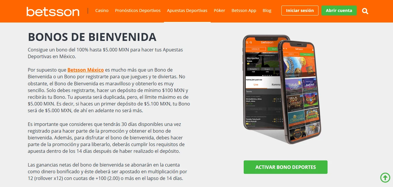 Promoción de deportes Betsson