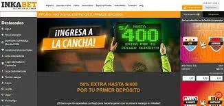 Bono del 50% del primer depósito - Inkabet