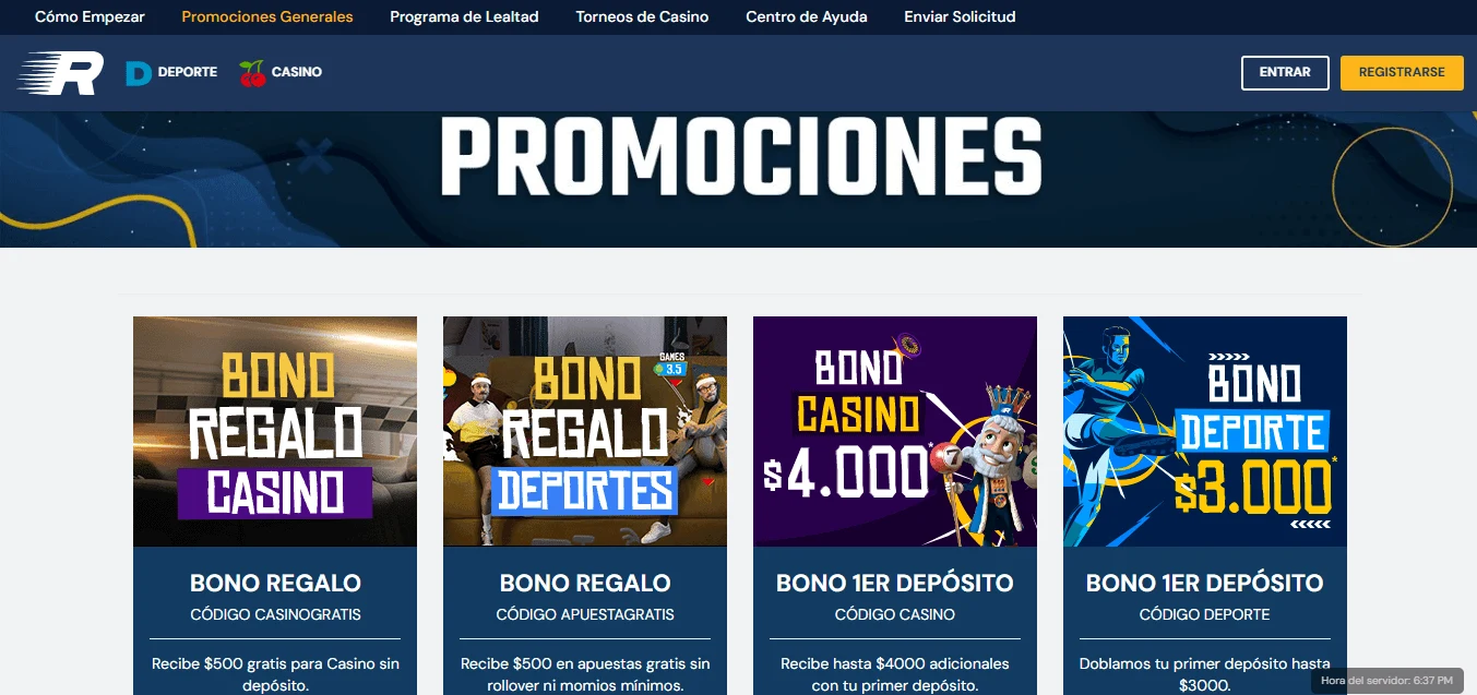 Promociones en RushBet