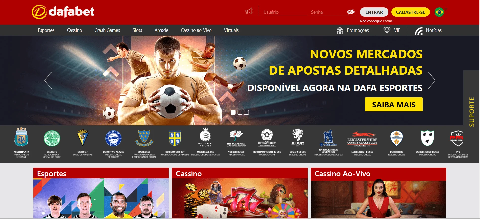 Site da Dafabet