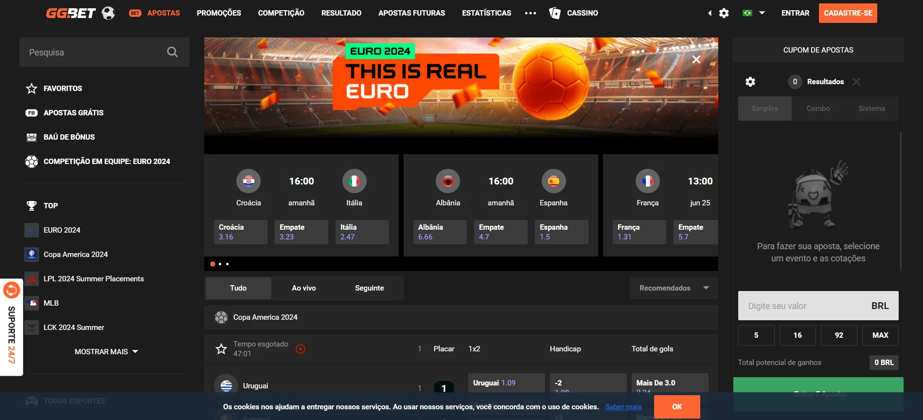 Site da GGbet