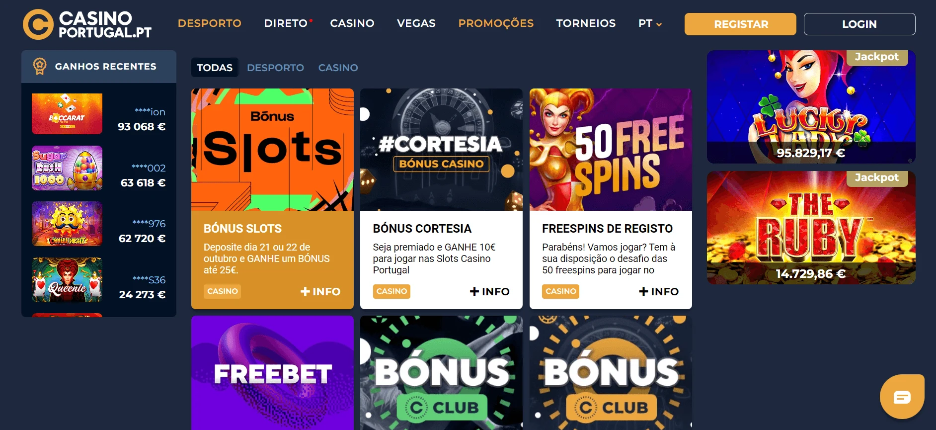 Casino Portugal Bónus