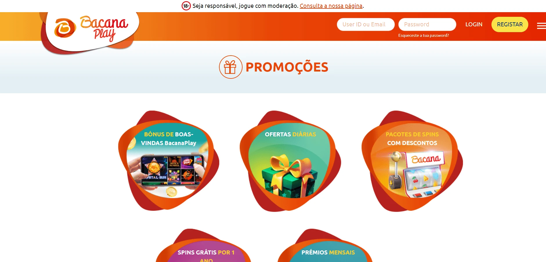BacanaPlay Portugal Bónus