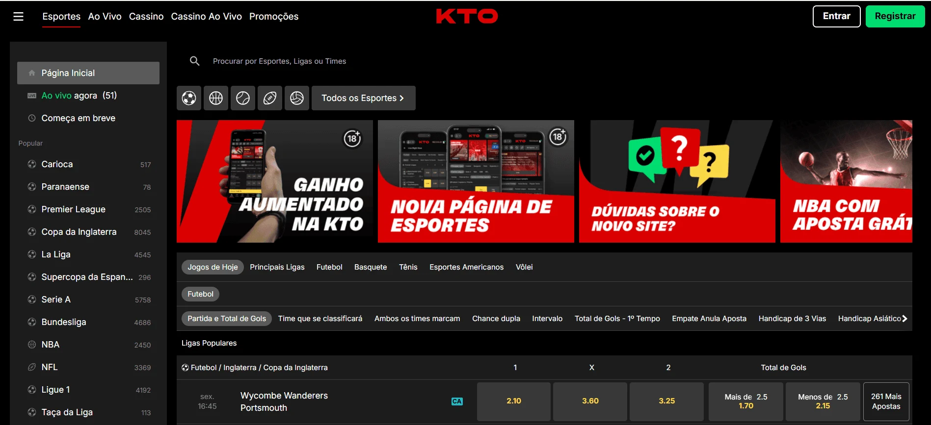Site da KTO
