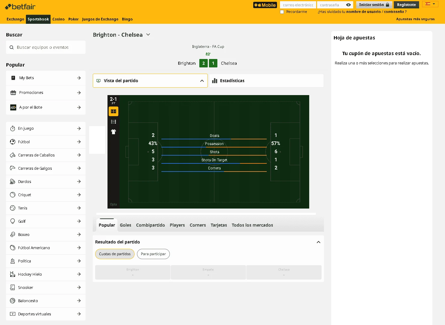 Betfair Apuestas
