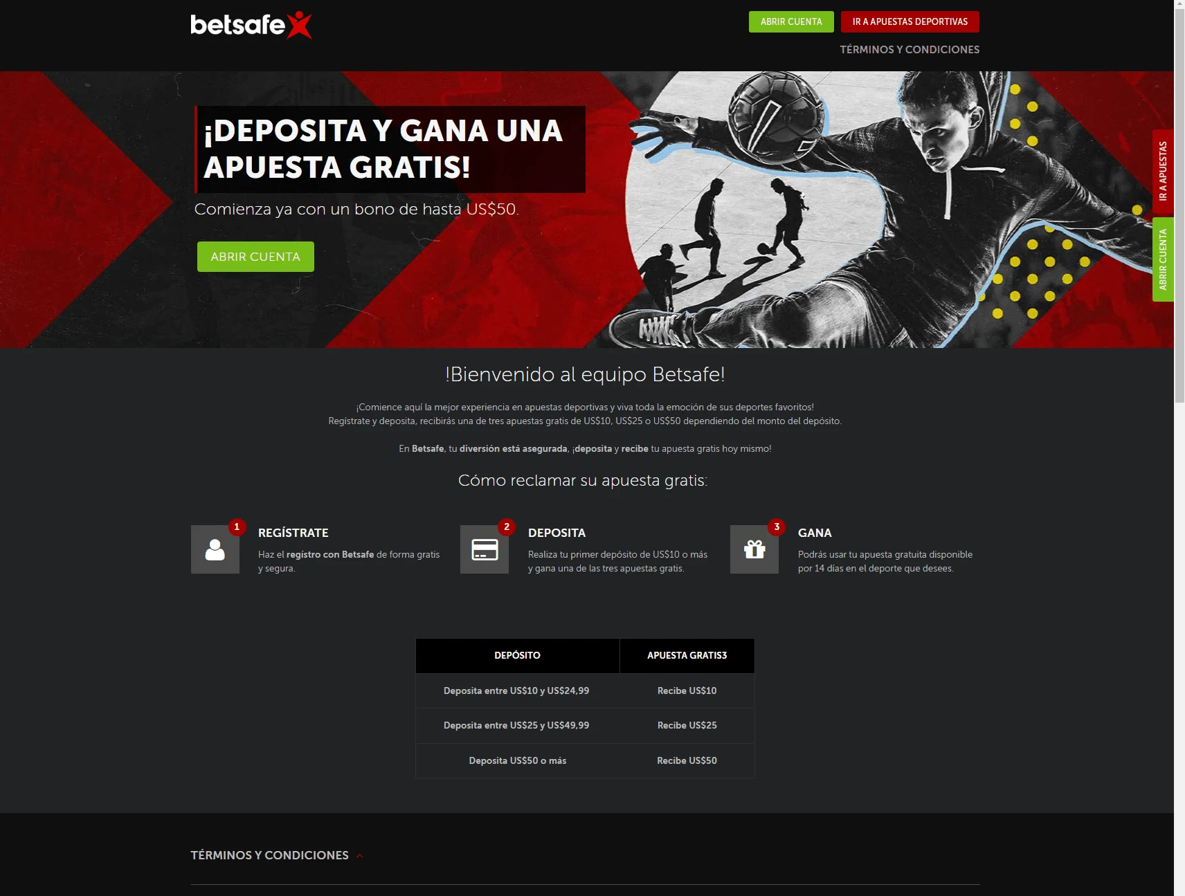 Betsafe Bono