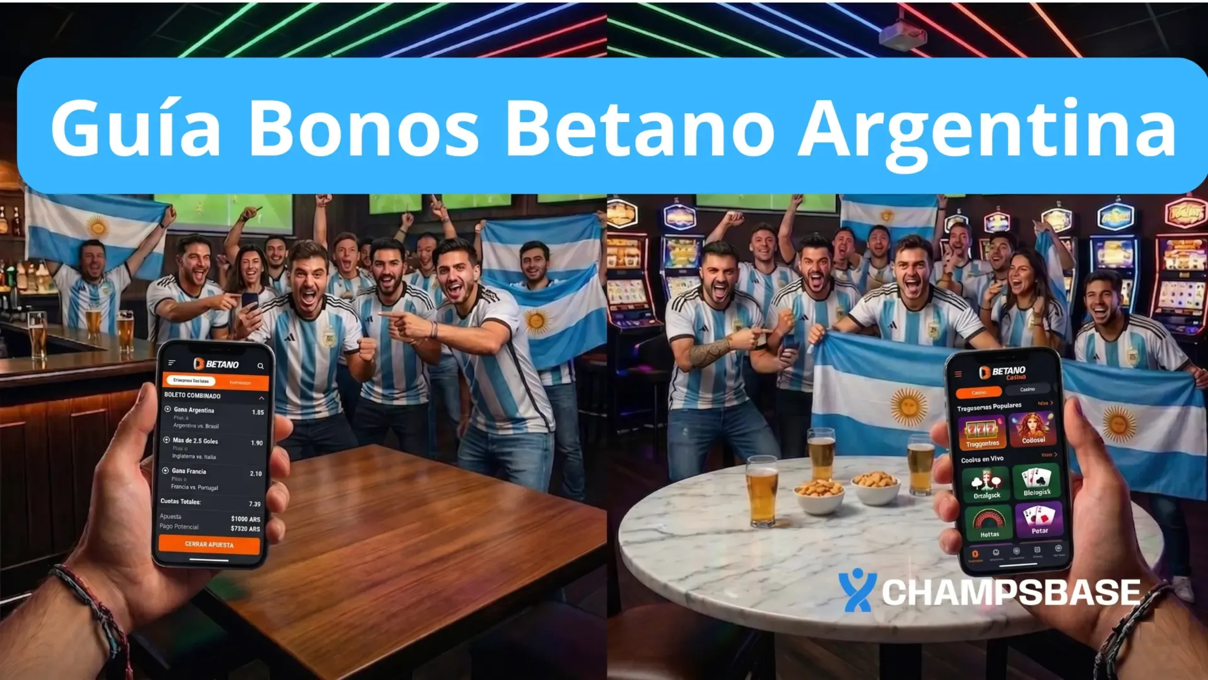 Código promocional y bonos de Betano Argentina: hasta $500.000 ARS. Guía 2026