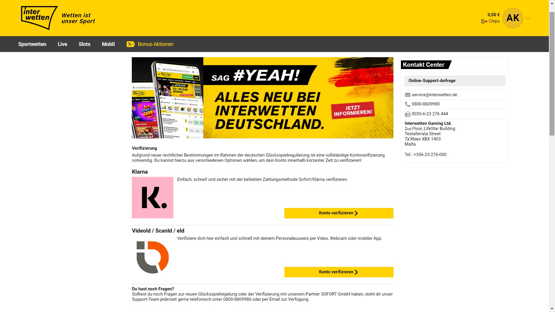 Interwetten Casino App: Ein Review für Spieler aus Deutschland
