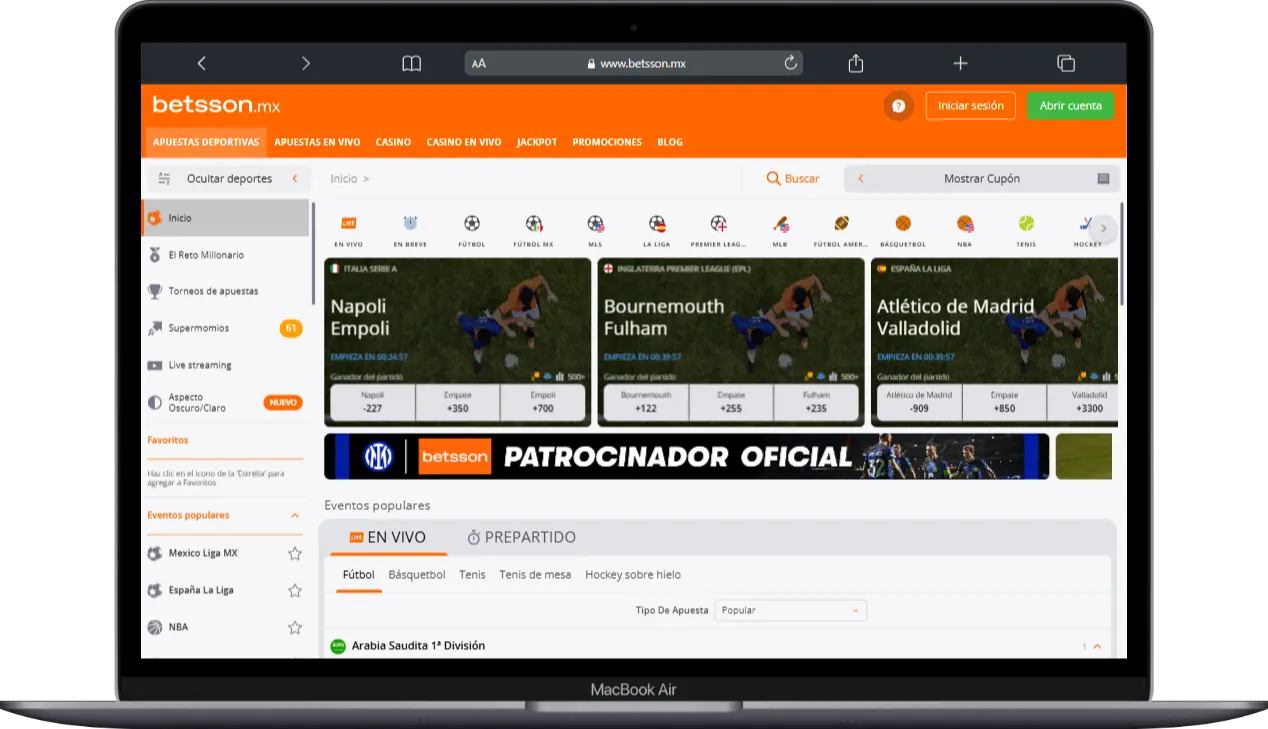 betsson apuestas