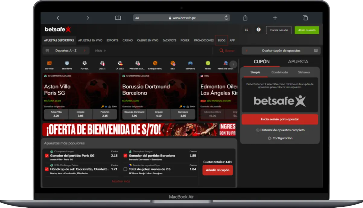 Betsafe Peru