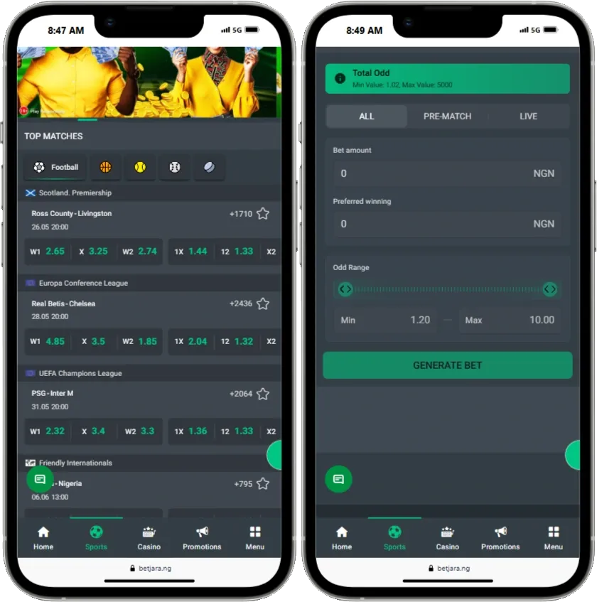 BetJara app
