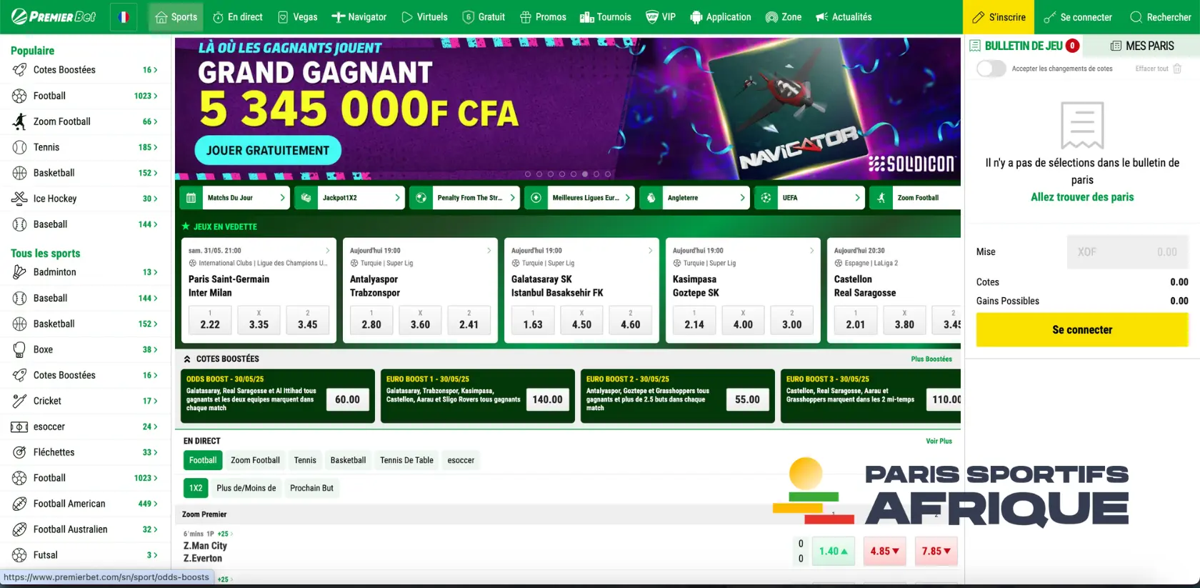 site PremierBet