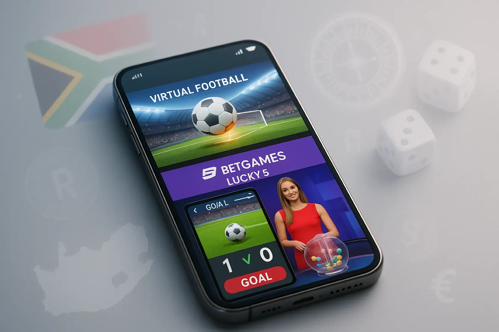 Virtual sports and betgames in South Africa